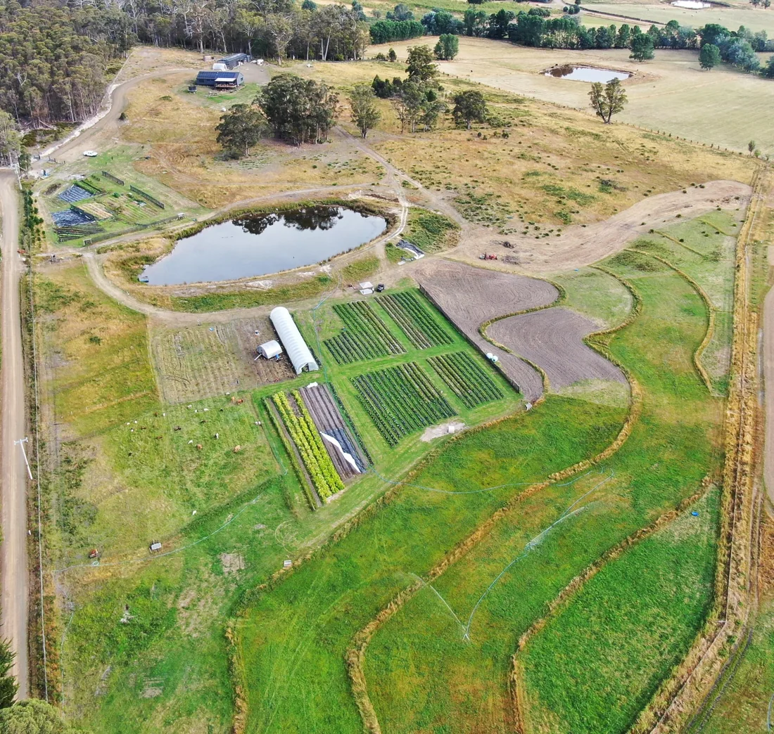 Appinoka Regenerative Farm, Mountain River Tasmania